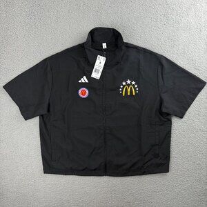 Adidas McDonalds Shirt Mens Small Black Shooter Shooting All American Team Issue